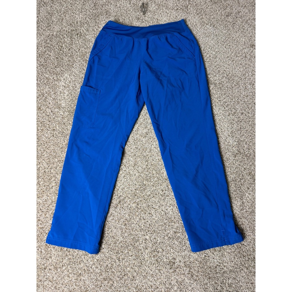 Easy Stretch by Butter-Soft Royal Blue Scrub Pants Petite Small Straight